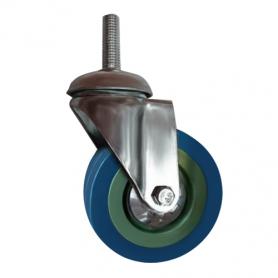 Аппаратная колесная опора с протектором на шинке SCtg 93 PVC